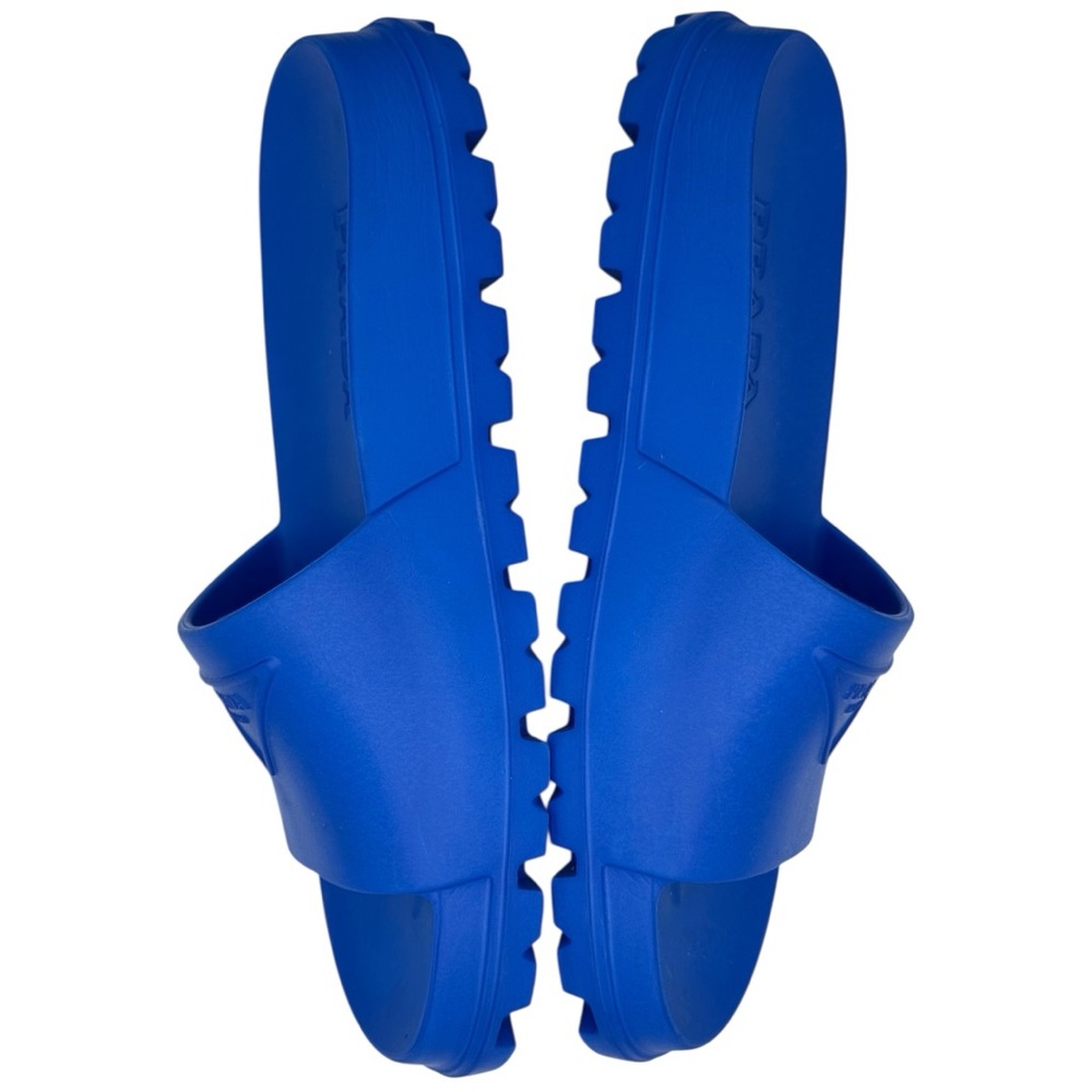 Prada Blue Slides - Authenticated - Picture 6 of 15